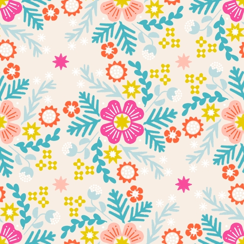 Baumwolle Patchwork - Rashida Coleman Hale - Ruby Star Society - Pivot - Wildflower Natural - Canvas Leinen